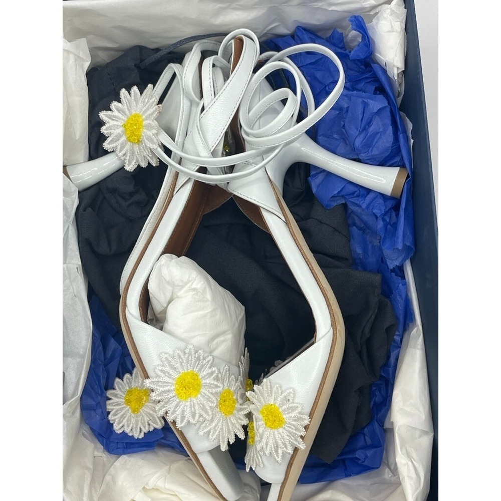 Malone Souliers Emily In Paris Mindy Embellished Leather Sandals Size EU 39 NIB - Picture 7 of 10